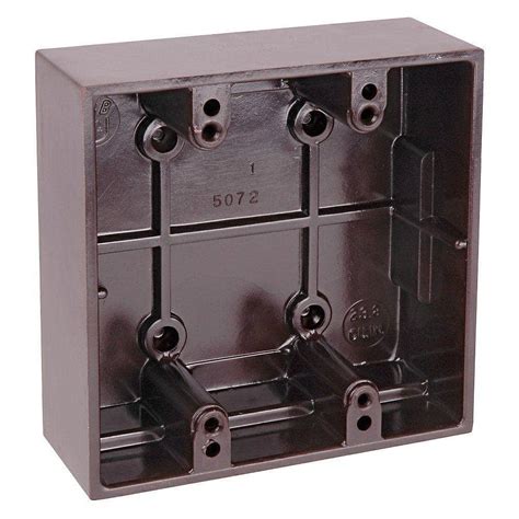 2 gang old work shallow electrical box|shallow electrical outlet box dimensions.